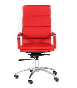 Кресло компьютерное CHAIRMAN 750 экокожа красная в Йошкар-Оле - предосмотр 1